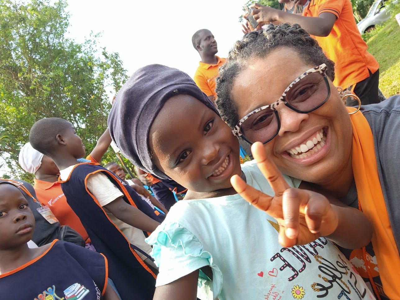 Uganda Pic - Joycelyn and little girl - Joycelyn Barnes